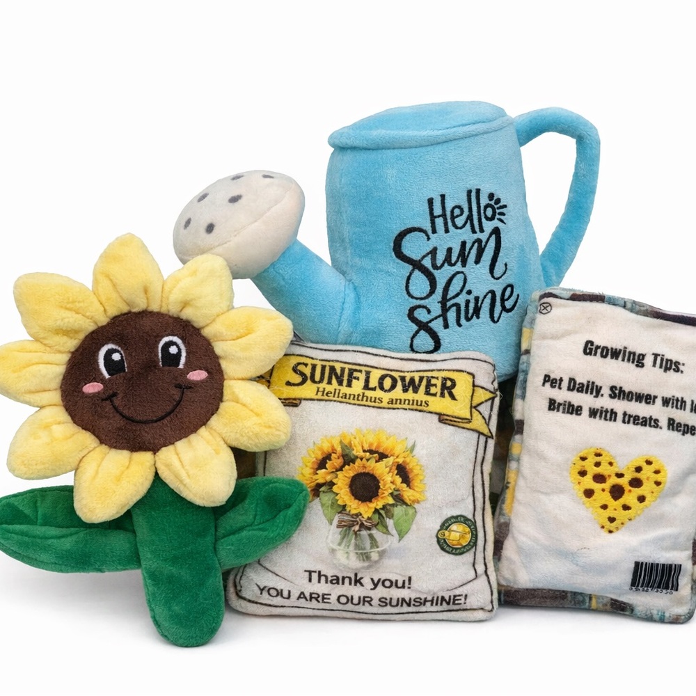 Spring Flowers Dog Toy Bundle - Pampered Pet Box